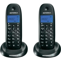 Motorola C1002L Black DECT Ασύρματο τηλέφωνο