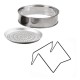 Rohnson R2091 ORIGINAL SET ανταλακτικά δακτυλίος επέκτασης - Βάση στήριξης καπακιού και δίσκος για μαγείρεμα στον ατμό