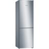 Bosch KGN36VLED Ελεύθερος ψυγειοκαταψύκτης 186x60cm ανοξείδωτη όψη