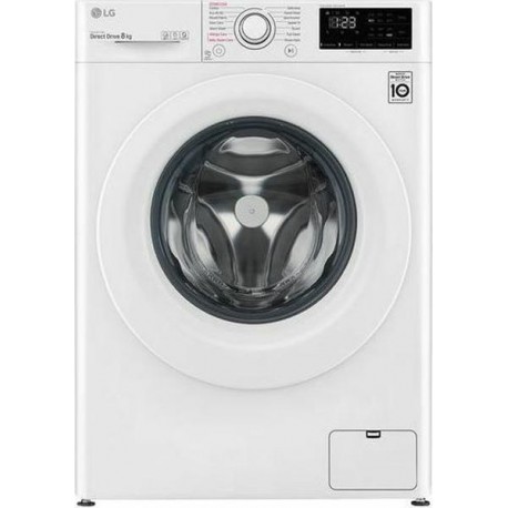 LG F4WV308S3E Πλυντήριο ρούχων Λευκό-Πόρτα Λευκή