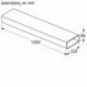 NEFF Z861SM2 N90 Οριζόντια γωνία σύνδεσης 90deg 1000mm Μαύρο
