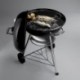 WEBER Compact Kettle Ψησταριά Κάρβουνου Φ57 Black 1502061