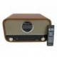 Roadstar HRA-1782ND+BT-WD Vintage Ξύλινο ΗiFi Bluetooth Ψηφιακό ραδιόφωνο PLL FM με DAB-DAB+