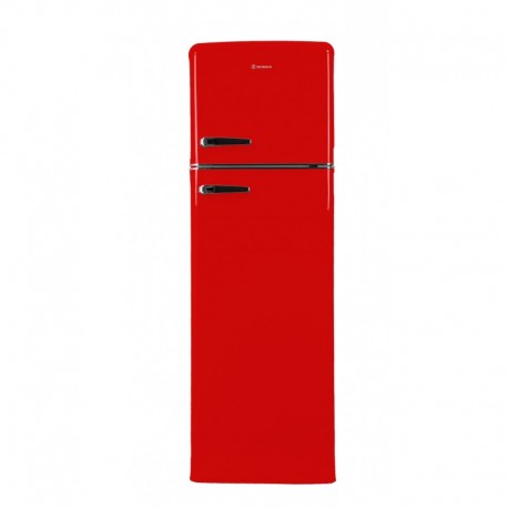 MORRIS RETRO 166x61 Μονόπορτο Ψυγείο RED MRS-31240
