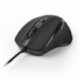 NEDIS MSWD400BK Ενσύρματο ποντίκι με ανάλυση έως 3200dpi μαύρο χρώμα