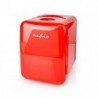 NEDIS KAFR120CRD Mini φορητό ηλεκτρικό ψυγείο 4Lit σε κόκκινο χρώμα