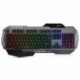 NOD FURY Ενσύρματο gaming πληκτρολόγιο RGB LED οπίσθιο φωτισμό επιφάνεια αλουμίνιο palm rest