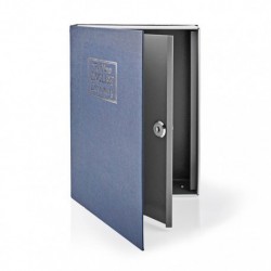 NEDIS BOOKSEDM01BU Βιβλίο-χρηματοκιβώτιο ασφαλείας 16L με κλειδαριά