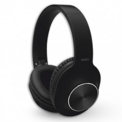 NOD PLAYLIST BLACK Bluetooth over-ear ακουστικά με μικρόφωνο σε μαύρο χρώμα