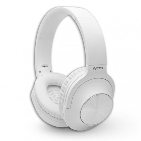 NOD PLAYLIST WHITE Bluetooth over-ear ακουστικά με μικρόφωνο σε λευκό χρώμα