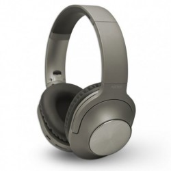 NOD PLAYLIST GREY Bluetooth over-ear ακουστικά με μικρόφωνο σε γκρι χρώμα