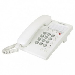 PANASONIC KX-TS 550GRW Eνσύρματη τηλεφωνική συσκευή τοποθετ επιτοίχια ή επιτραπεζια