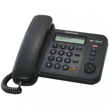 PANASONIC KX-TS580EX2B Επαγγελματική ενσύρματη τηλεφωνική συσκευή με οθόνη LCD
