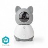 NEDIS WIFICI30CGY WiFi Smart IP camera FullHD 1080p λειτουργία Pan tilt και αισθητήρα θερμοκρασίας υγρασίας