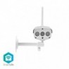 NEDIS WIFICO030CWT WiFi Smart IP camera FullHD 1080p αδιάβροχο περίβλημα υπέρυθρες LED εξωτερικούς χώρους