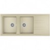 TEKA STONE 80 B-TG 2B 1D TOPSBEIGE Νεροχύτης Ένθετος 115400005