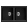 TEKA STONE 90 C-TG 2B BLACK CARBON Νεροχύτης Ένθετος 115260001