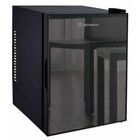 MORRIS ΨΥΓΕΙΟ B7343THG ΜΑΥΡΟ ΜΙΝΙ ΘΕΡ-ΗΛΕΚGLASS LOOK 405x434x545