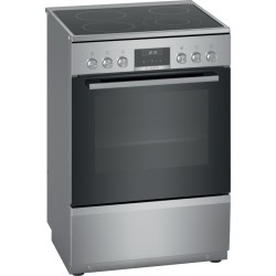 BOSCH HKS59E150U Ελεύθερη κουζίνα 90cm ύψος με ηλεκτρικές εστίες Brushed steel anti-fingerprint