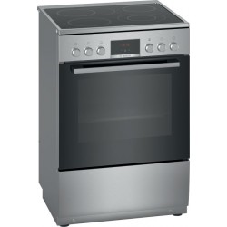BOSCH HKR39A250U Ελεύθερη κουζίνα 90cm ύψος με ηλεκτρικές εστίες Brushed steel anti-fingerprint