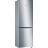 Bosch KGN33NLEB Ελεύθερος ψυγειοκαταψύκτης 176x60cm Steel Look