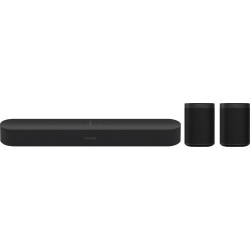Sonos Beam 5.0 Surround Set Beam Gen2 2xOne SL Black set Ηχείων Home Cinema 37208-9 37100-1