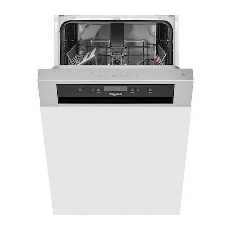 Whirlpool WSBC 3M27X Ημιεντοιχιζόμενο πλυντήριο πιάτων Inox 45cm