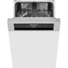 Whirlpool WSBC 3M27X Ημιεντοιχιζόμενο πλυντήριο πιάτων Inox 45cm