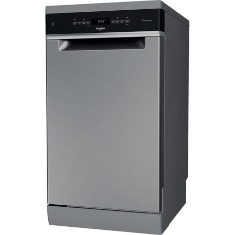 Whirlpool WH6FB10BS7A0X Πλυντήριο Πιάτων 45cm Inox