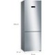 Bosch KGN493IDA Ψυγειοκαταψύκτης Brushed steel anti-fingerprint Total NoFrost 2030 700 670