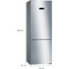 Bosch KGN493IDA Ψυγειοκαταψύκτης Brushed steel anti-fingerprint Total NoFrost 2030 700 670
