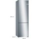 Bosch KGN39VIEB Ψυγειοκαταψύκτης Brushed steel anti-fingerprint Total NoFrost 2030 600 660