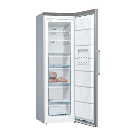 Bosch GSN36VIEP Brushed steel anti-fingerprint Μονόπορτη κατάψυξη 186 60 65