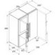Liebherr XRCbs 5295 Peak BioFresh NoFrost Συνδυασμός side-by-side διαμέρισμα κρασιού 1855 1204 675