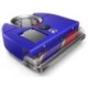 Dyson 360 Vis Nav Robot Σκούπα Blue-Nickel 304623-01 87062