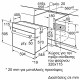 Pitsos PH12M41B0 Εντοιχιζόμενος φούρνος 60x60cm Μαύρος