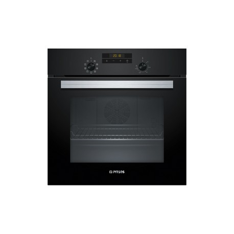 Pitsos PH12M41B0 Εντοιχιζόμενος φούρνος 60x60cm Μαύρος