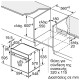 NEFF B2ACJ7AG0 Εντοιχιζόμενος φούρνος 60x60cm Γραφίτης Γκρι