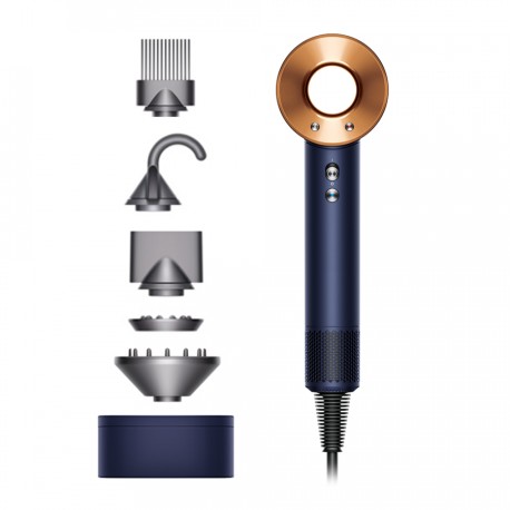 Dyson HD07 Supersonic Dark Blue Dark Blue Bright Copper Επαγγελματικό Πιστολάκι Μαλλιών με Φυσούνα - 87339