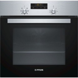 Pitsos PH10M40X2 Εντοιχιζόμενος φούρνος 60x60cm Ανοξείδωτο
