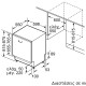 BOSCH SMH4HCX07E Series 4 Πλυντήριο πιάτων πλήρους εντοιχισμού 60cm