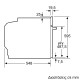 Pitsos PH33M41B3 Εντοιχιζόμενος φούρνος 60x60cm Μαύρο
