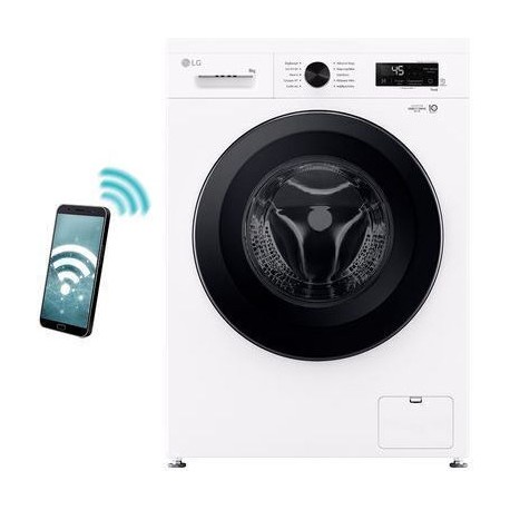 LG F4X1008NWK Πλυντήριο Ρούχων 8kg 6motion Steam