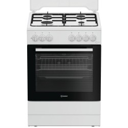 Indesit I6G3PMW Ελεύθερη Κουζίνα 4εστίες αερίου ηλεκτρικό φούρνο