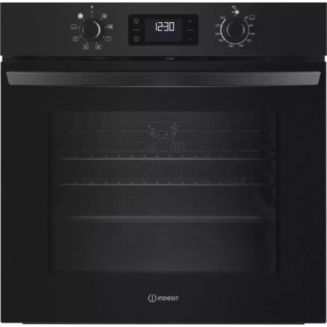 Indesit IO-K58HS-B Εντοιχιζόμενος Φούρνος Ατμού Multifunction Μαύρο