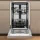 Whirlpool WH6PC11BS7A0 Μερικός Εντοιχιζόμενο Πλυντήριο Πιάτων 45cm