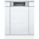 BOSCH SPI6EMS21E Εντοιχιζόμενο πλυντήριο πιάτων με εμφανή μετόπη 45cm ανοξείδωτο ατσάλι