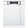 BOSCH SPI6EMS21E Εντοιχιζόμενο πλυντήριο πιάτων με εμφανή μετόπη 45cm ανοξείδωτο ατσάλι
