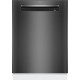 Bosch Σειρά4 SMP4ECC72S Υποτοιχιζόμενο πλυντήριο πιάτων 60cm Brushed black steel anti fingerprint