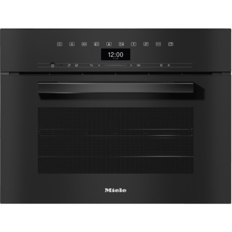 Miele DGC 7440-HC Pro Obsidian black Φούρνος ατμού combi μικρού μεγέθους 12099670